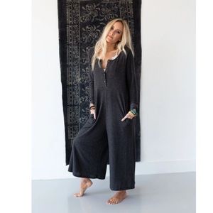 Three bird gray romper/ jumpsuit